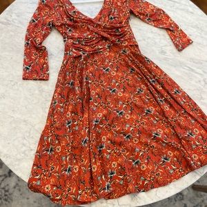 Peruvian Fall Floral Dress